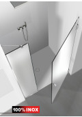 Paravan dus pentru nisa Aqua Line cu feronerie inox