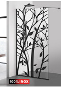 PARAVAN - DUS - WALK IN - WOOD NEGRU