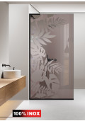 PARAVAN DUS BRONZ NEGRU INOX
