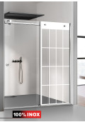 PARAVAN DUS CU USA GLISANTA FLOAT FULL INOX