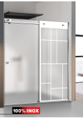 PARAVAN DUS CU USA GLISANTA MAT FULL INOX
