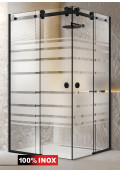 CABINA DUS GLISSANDO DUO NEGRU MAT MULTILINE NEGRU