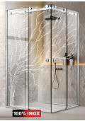 CABINA DUS GLISANT FULL INOX TREE ALB