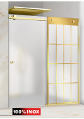 PARAVAN DUS CU USA MAT FULL INOX AURIU