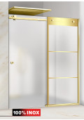 PARAVAN DUS CU USA GLISANTA MAT FULL INOX AURIU