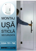 Montaj usa sticla