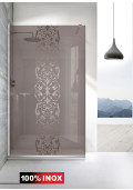 PARAVAN DUS BRONZ FULL INOX