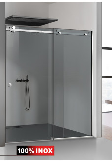 PARAVAN DUS GRI FULL INOX