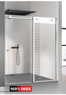 PARAVAN DUS CU USA GLISANTA FLOAT FULL INOX