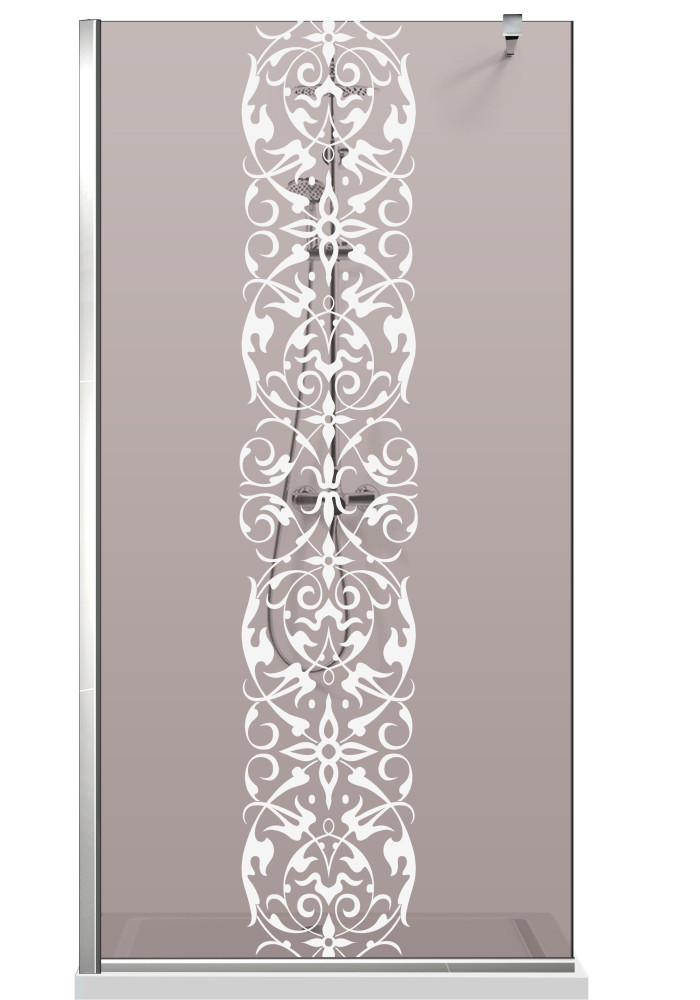 PARAVAN DUS BRONZ FULL INOX