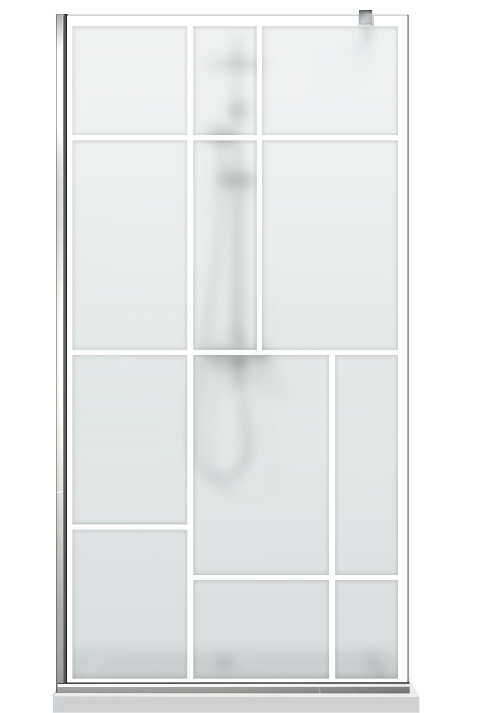 PARAVAN DUS MAT FULL INOX