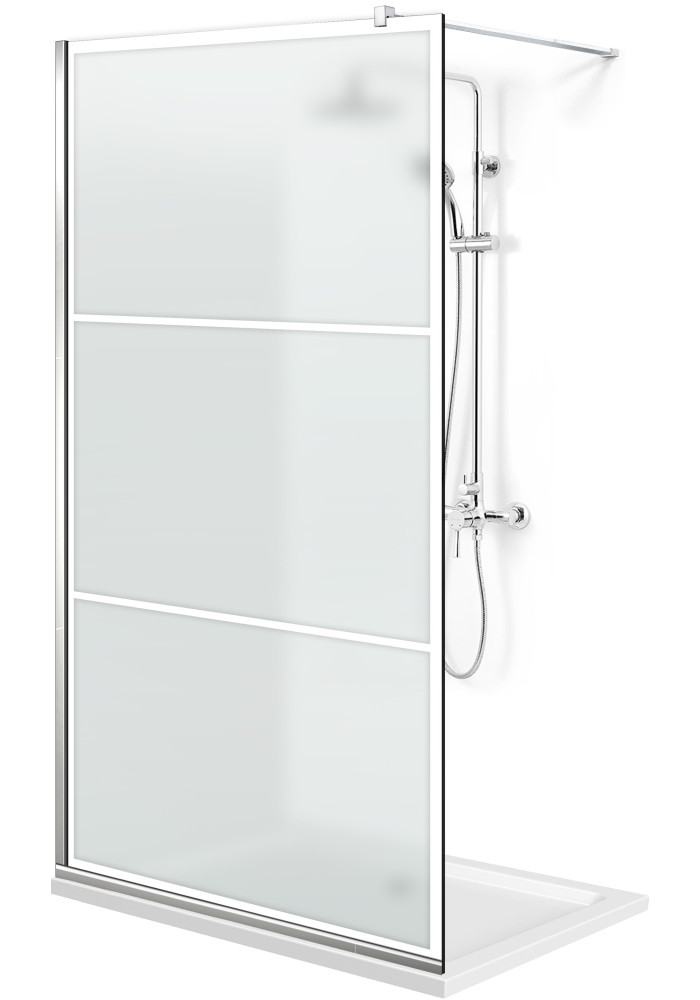PARAVAN DUS MAT FULL INOX