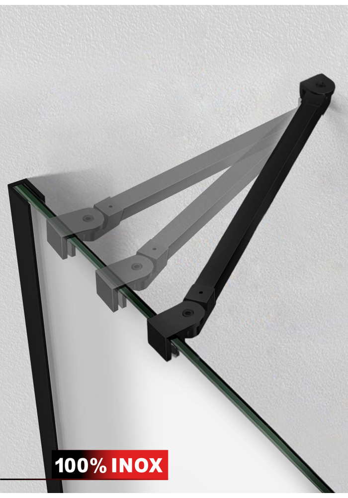BARA FULL INOX NEGRU