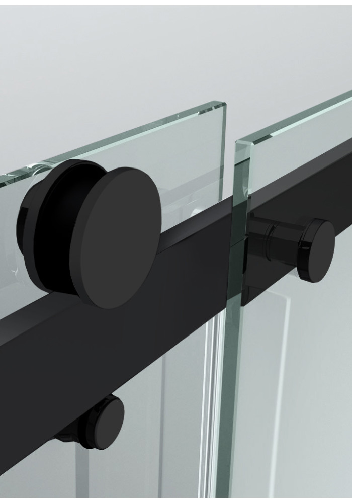 CABINA DUS GLISSANDO PURE NEGRU MAT FERONERIE