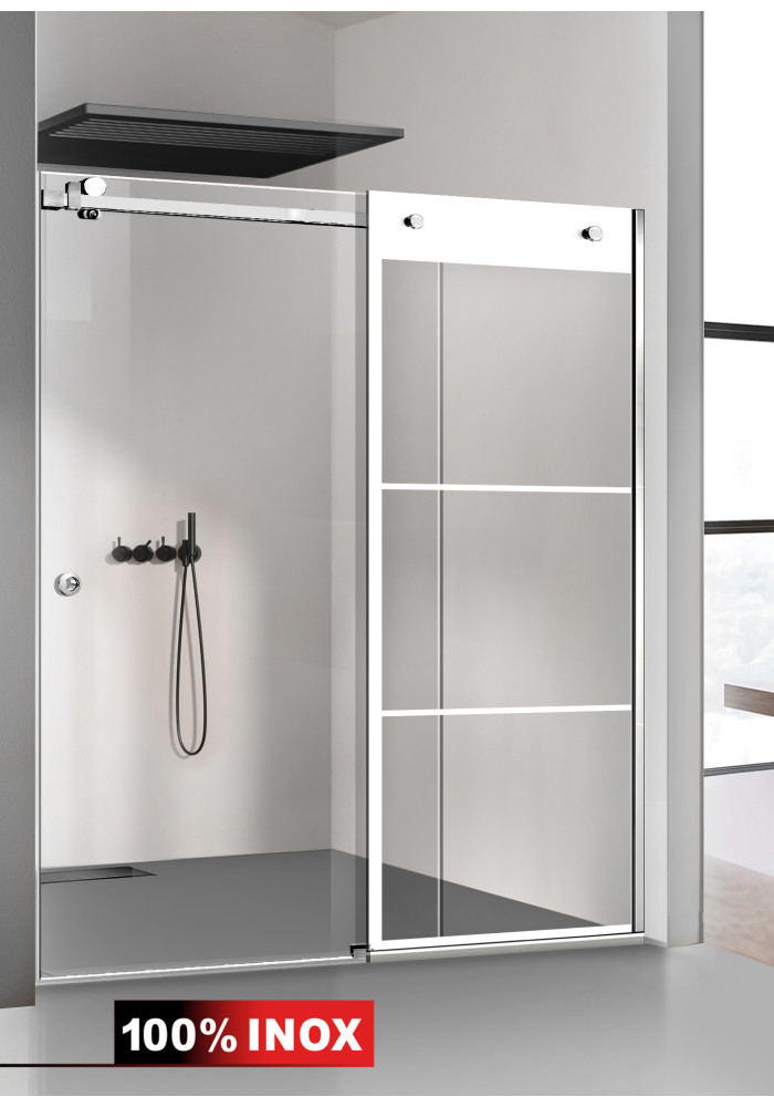 PARAVAN DUS FLOAT FULL INOX