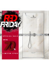 RED020 PARAVAN DUS WALK-IN STICLA CLARA AQUA ROY