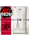 RED015 PARAVAN DUS WALK-IN STICLA CLARA AQUA ROY