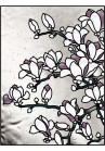 Vitraliu cu magnolii