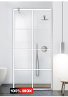 PARAVAN DUS FLOAT FULL INOX