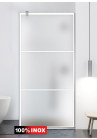 PARAVAN DUS MAT FULL INOX