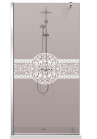 PARAVAN DUS BRONZ  FULL INOX