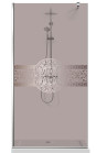 PARAVAN DUS BRONZ  FULL INOX