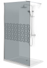 PARAVAN DUS GRI FULL INOX