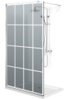 PARAVAN DUS GRI FULL INOX
