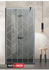 PARAVAN-DUS-WALK-IN-ARTDECO-G8-NEGRU
