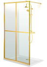 PARAVAN DUS FLOAT FULL INOX AURIU