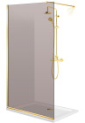 PARAVAN DUS BRONZ FULL INOX AURIU
