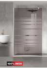 PARAVAN DUS BRONZ FULL INOX