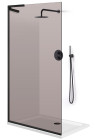 PARAVAN DUS BRONZ NEGRU FULL INOX