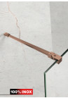 PARAVAN DUS FLOAT FULL INOX COPPER