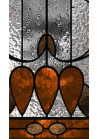Geam decorativ pt usa
