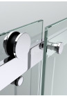 PARAVAN DUS GLISANT FLOAT FULL INOX FERONERIE