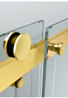 PARAVAN DUS GLISANT FULL INOX AURIU