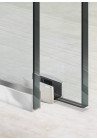 PARAVAN DUS GLISANT FLOAT FULL INOX PROFIL