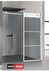 PARAVAN DUS GRI FULL INOX