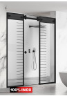 PARAVAN DUS GLISANT FLOAT NEGRU MAT SUPREME