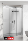 PARAVAN DUS GLISANT FLOAT FULL INOX 