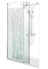 PARAVAN DUS CU USA GLISANTA MAT FULL INOX