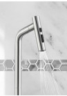 Baterie cu cap extractibil inox